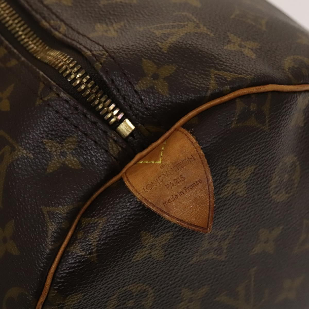 Louis Vuitton Keepall Bag Monogram Canvas Brown Canvas Travel Bag Bag (Pre-Owned)