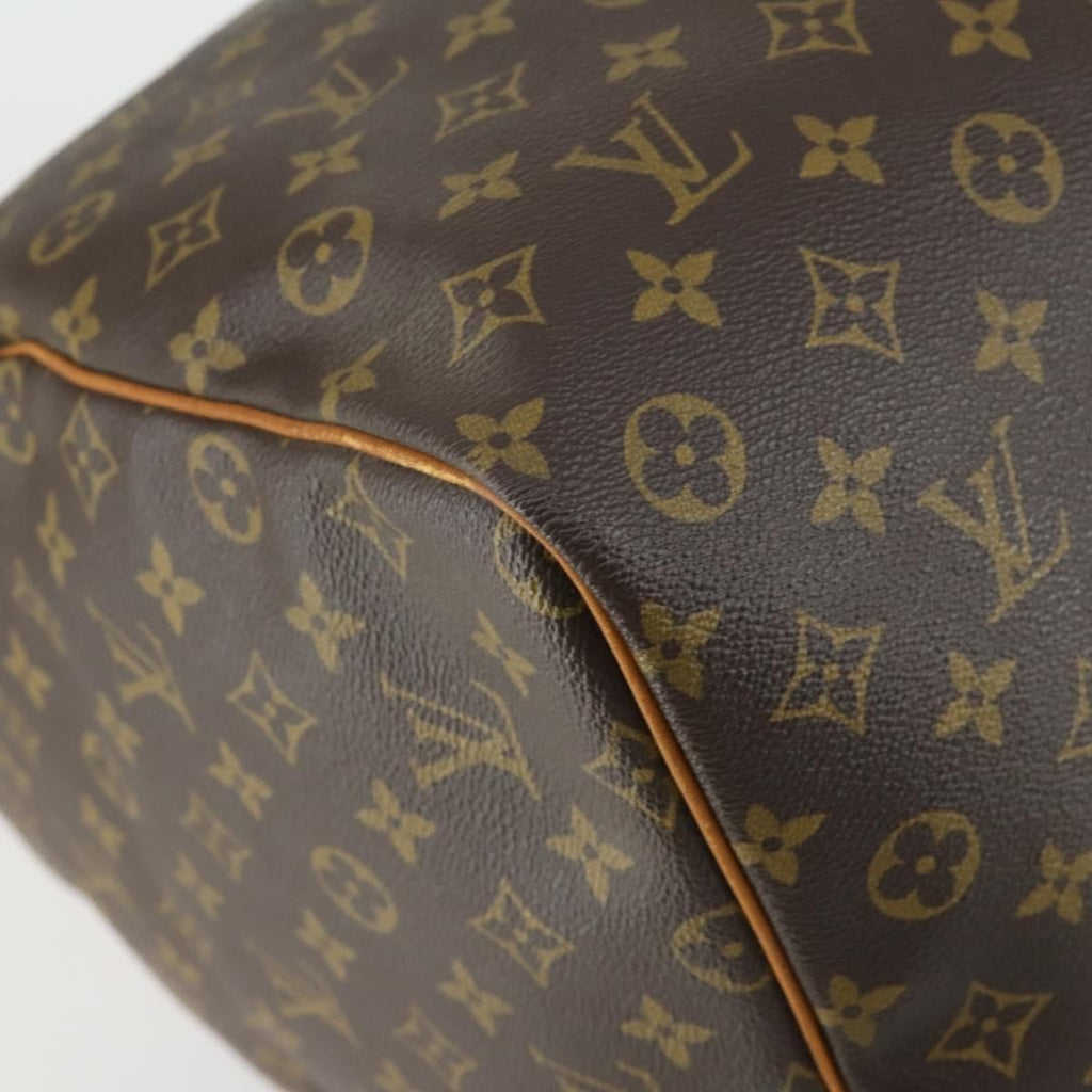 Louis Vuitton Keepall Bag Monogram Canvas Brown Canvas Travel Bag Bag (Pre-Owned)
