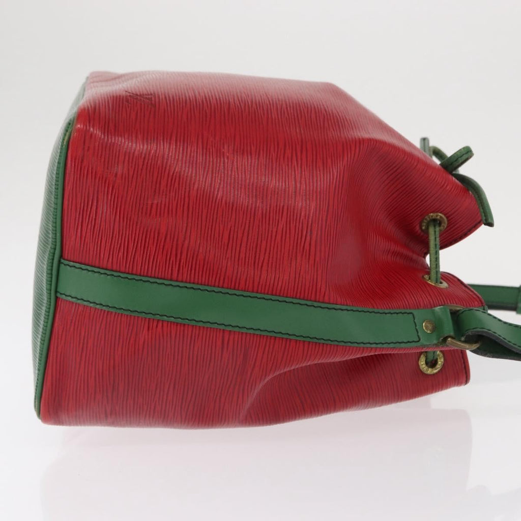 Louis Vuitton Bicolor Petit Noe Handbag Epi Leather Green Leather Shoulder Bag Bag (Pre-Owned)
