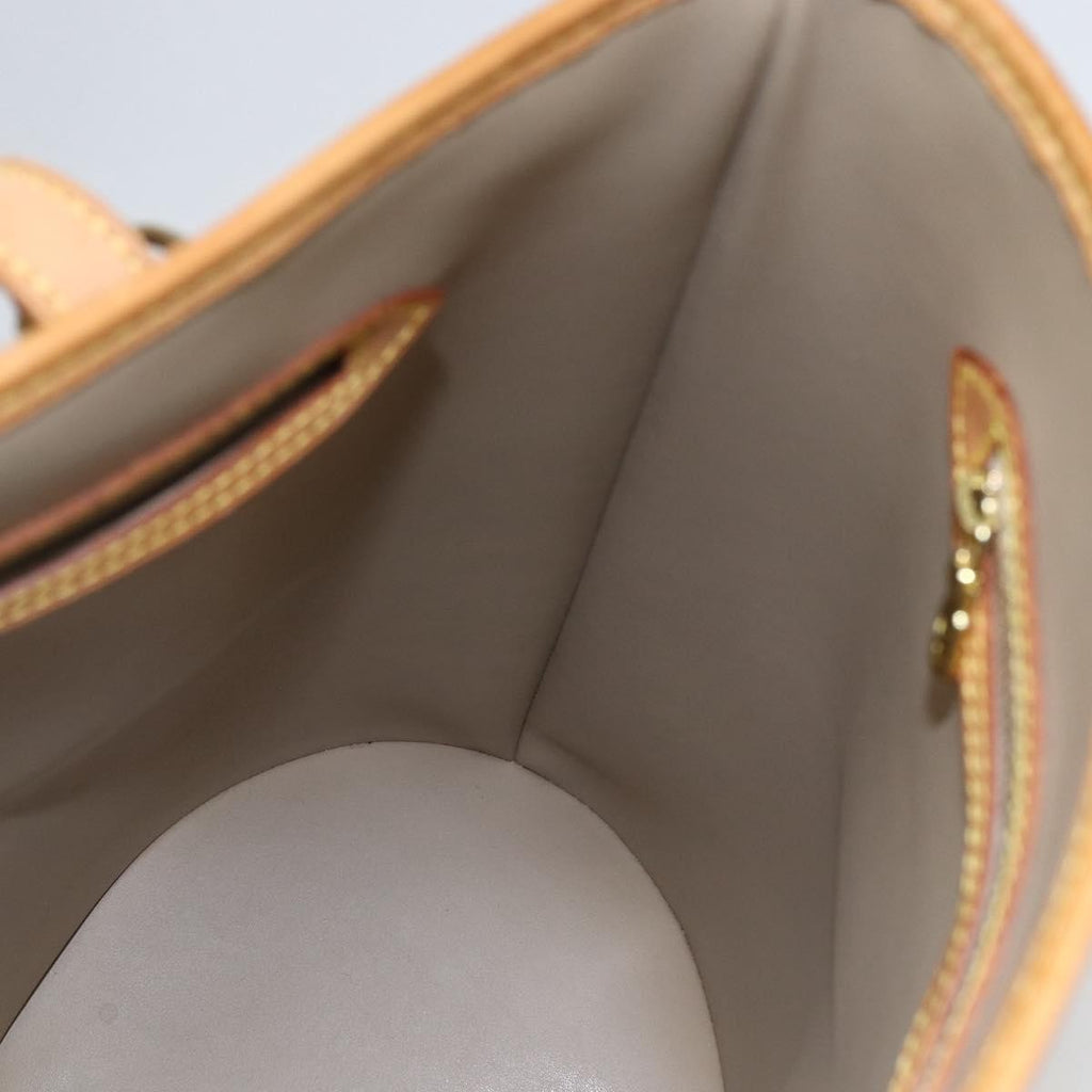 Louis Vuitton Bucket Bag Monogram Vernis Beige Patent_Leather Shoulder Bag Bag (Pre-Owned)