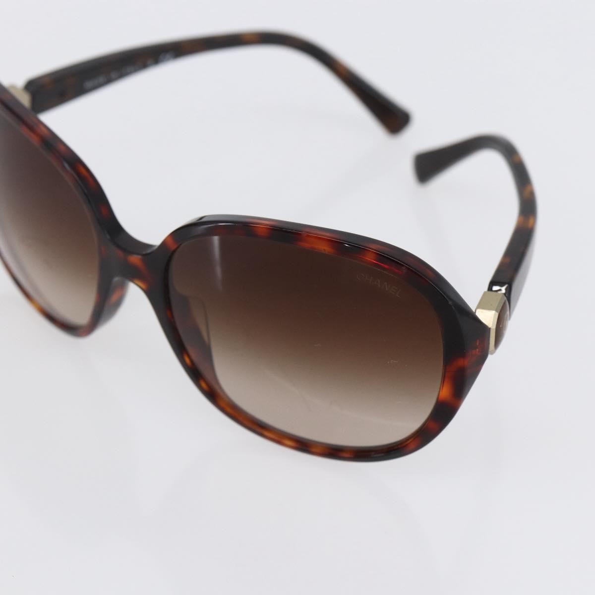Chanel Chanel Logo Sunglasses Eye Wear Plastic Brown Plastic Sunglasse Accessory (Pre-Owned)
