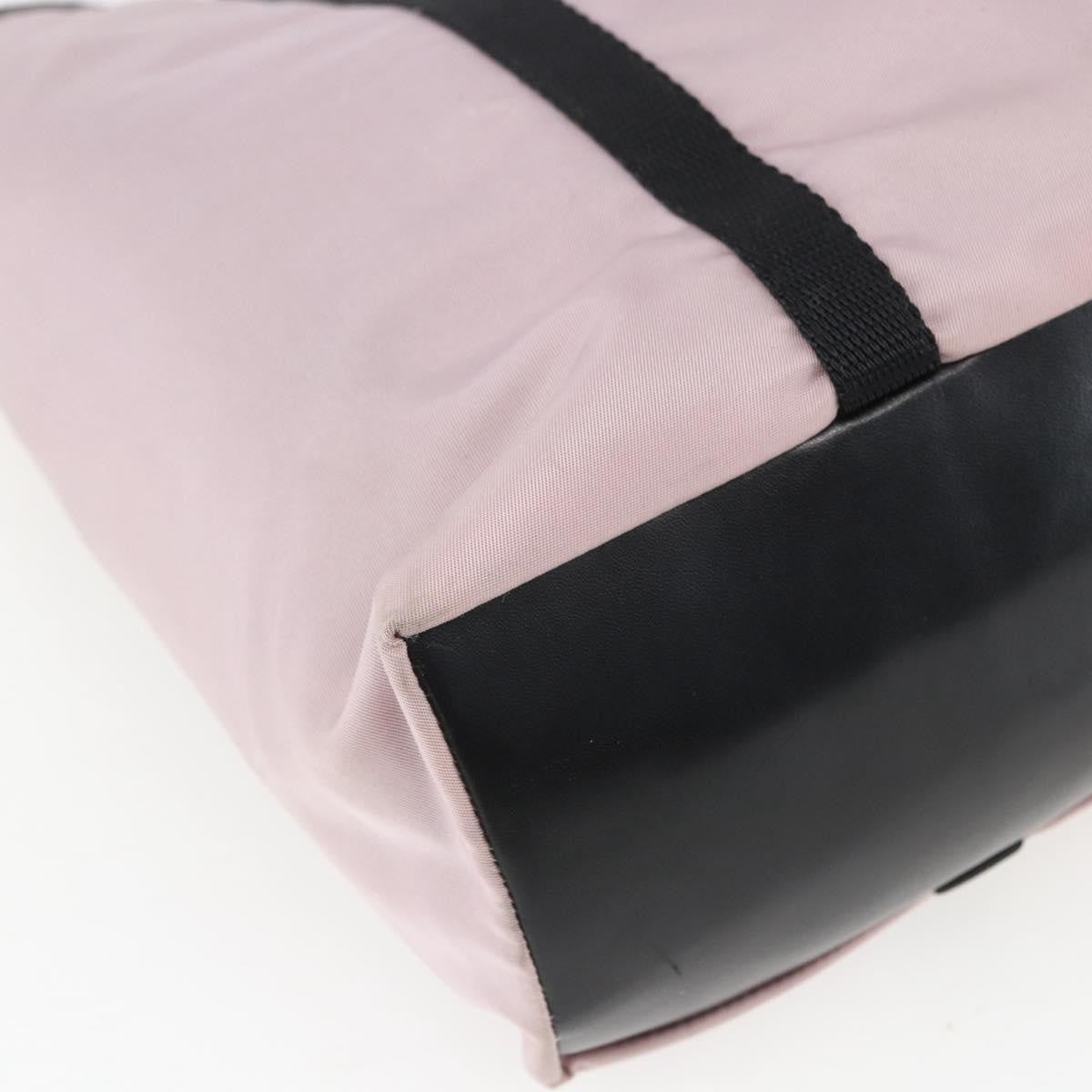 Prada Vintage Tote Tessuto Pink Nylon Tote Bag Bag (Pre-Owned)