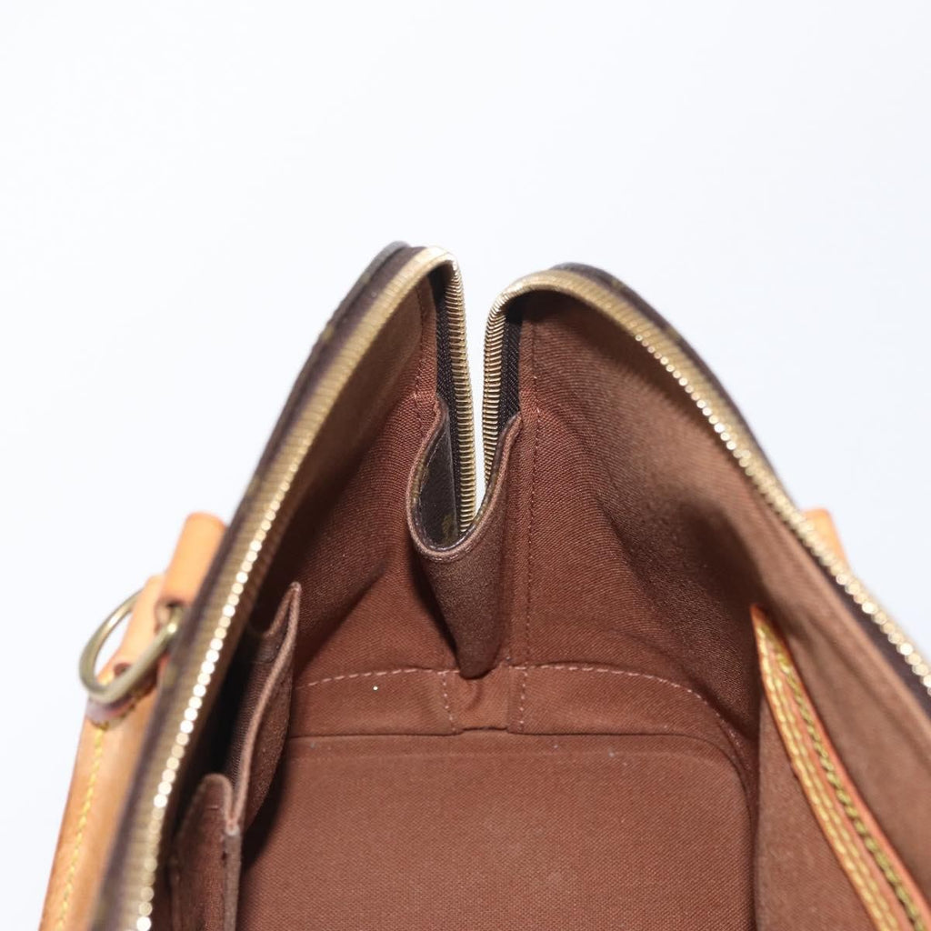 Louis Vuitton Alma Handbag Monogram Canvas Brown Canvas Handbag (Pre-Owned)
