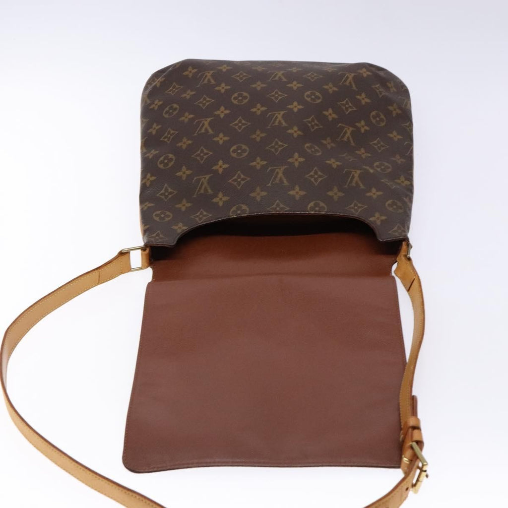 Louis Vuitton Musette Salsa Handbag Monogram Canvas Brown Canvas Bag (Pre-Owned)