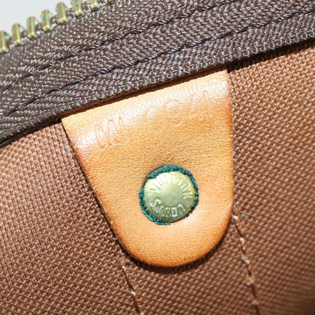 Louis Vuitton Keepall Bag Monogram Canvas Brown Canvas Travel Bag Bag (Pre-Owned)