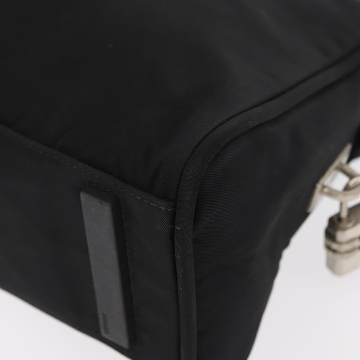 Prada Bowling Shoulder Bag Tessuto Black Nylon Shoulder Bag Bag (Pre-Owned)