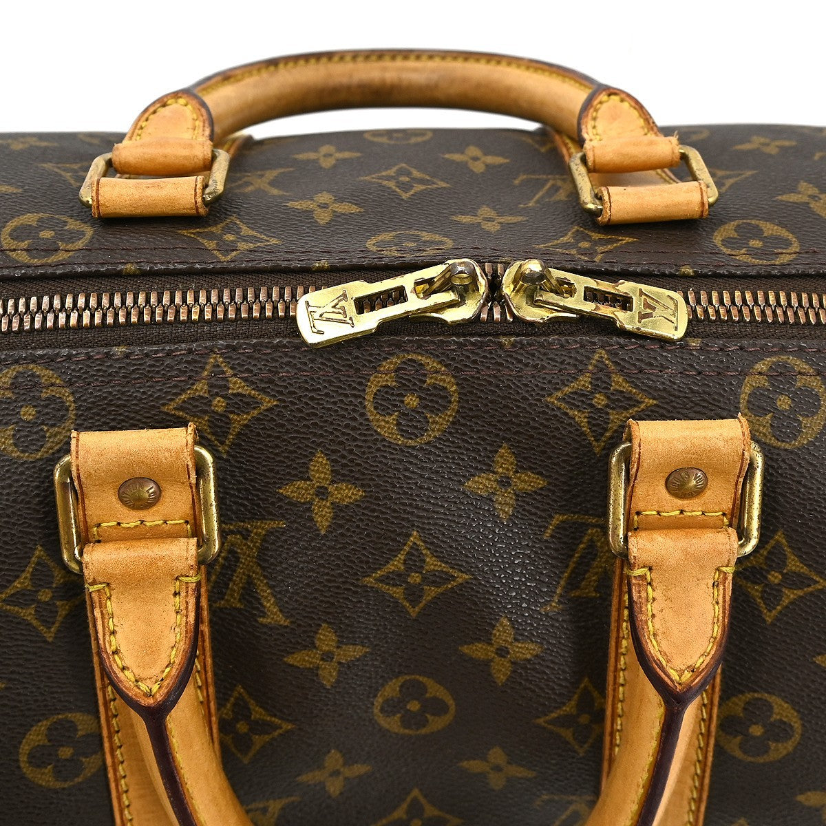 Louis Vuitton Keepall Bag Monogram Canvas Brown Canvas Travel Bag Bag (Pre-Owned)