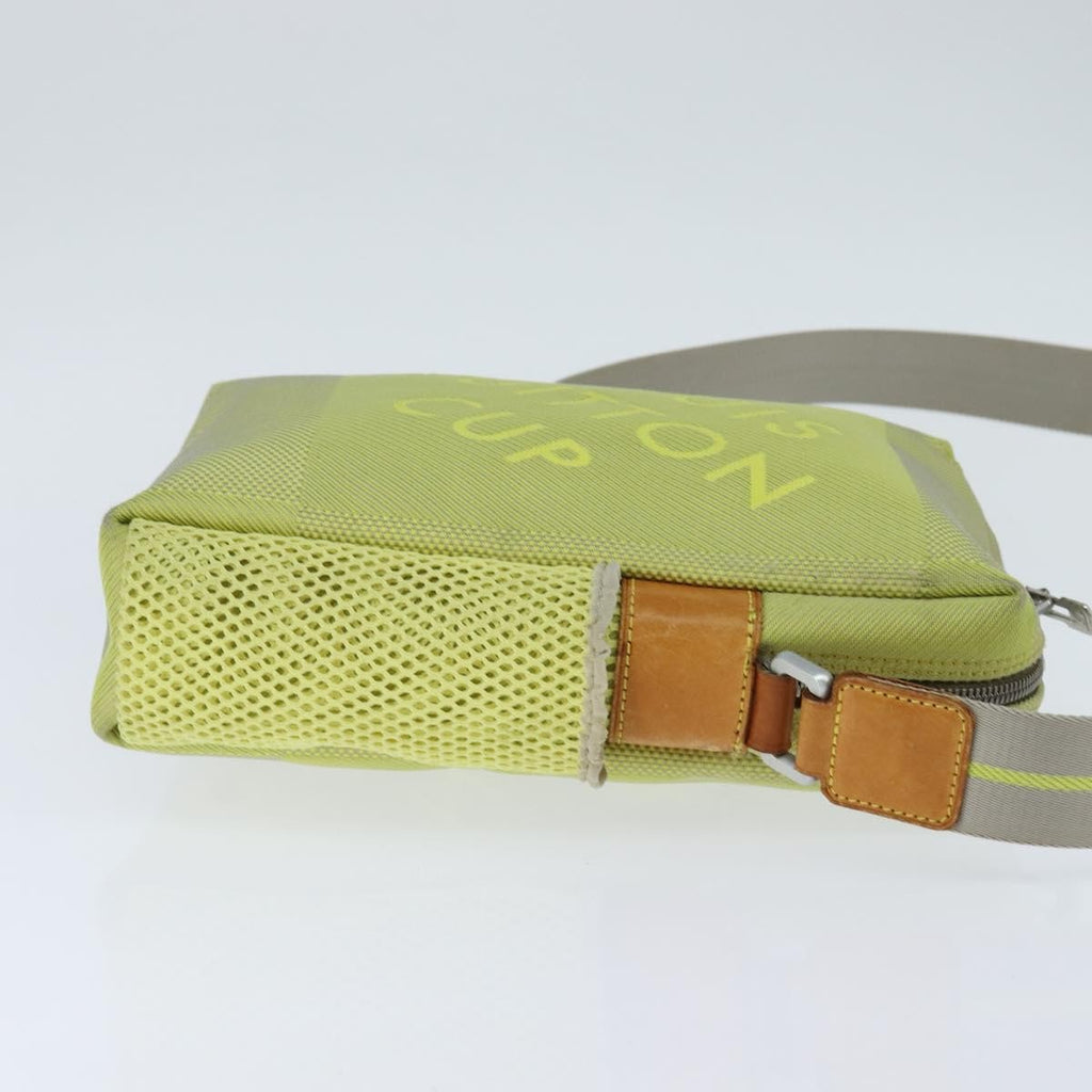 Louis Vuitton Cup Weathery Bag Damier Geant Canvas Yellow Canvas Shoulder Bag Bag (Pre-Owned)