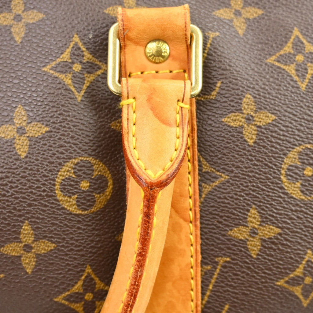 Louis Vuitton Keepall Bag Monogram Canvas Brown Canvas Travel Bag Bag (Pre-Owned)