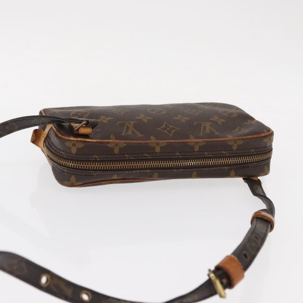 Louis Vuitton Pochette Marly Bandouliere Bag Monogram Canvas Brown Canvas Shoulder Bag Bag (Pre-Owned)