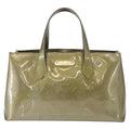 Louis Vuitton Wilshire Handbag Monogram Vernis Gray Patent_Leather Tote Bag Bag (Pre-Owned)