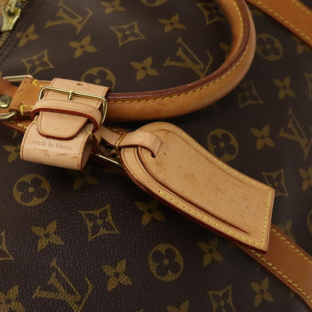 Louis Vuitton Keepall Bag Monogram Canvas Brown Canvas Travel Bag Bag (Pre-Owned)