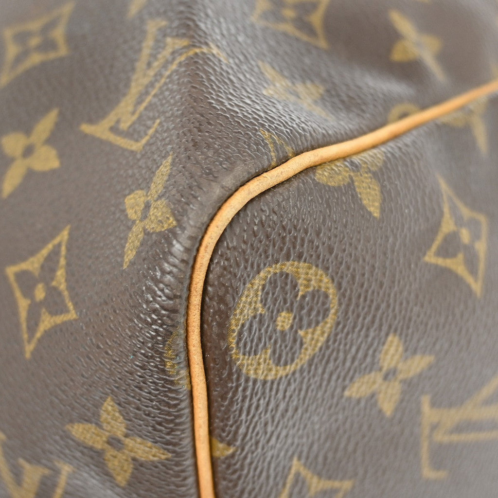 Louis Vuitton Keepall Bag Monogram Canvas Brown Canvas Travel Bag Bag (Pre-Owned)