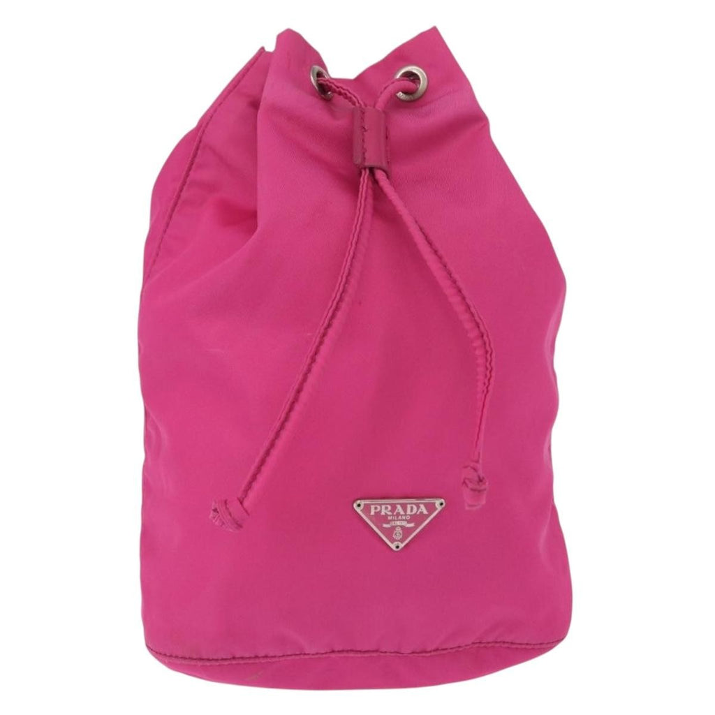 Prada Pochette Nylon Pink Nylon Clutche & Pouche Bag (Pre-Owned)