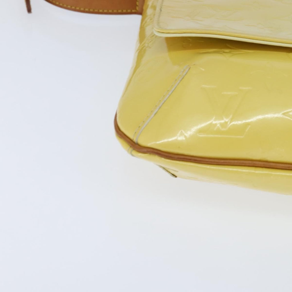Louis Vuitton Thompson Street Handbag Monogram Vernis Yellow Patent_Leather Shoulder Bag Bag (Pre-Owned)