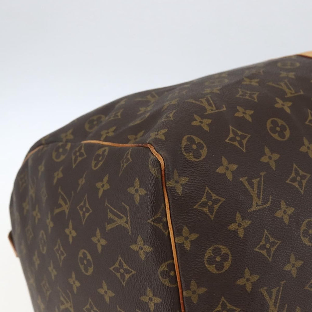 Louis Vuitton Keepall Bag Monogram Canvas Brown Canvas Travel Bag Bag (Pre-Owned)