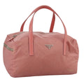 Prada Vintage Boston Bag Nylon Pink Nylon Travel Bag Bag (Pre-Owned)