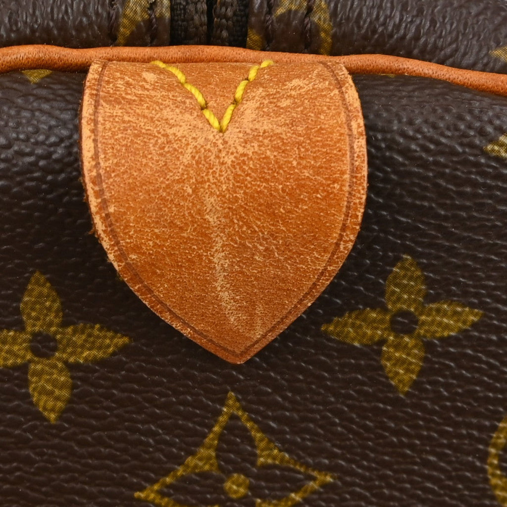 Louis Vuitton Keepall Bag Monogram Canvas Brown Canvas Travel Bag Bag (Pre-Owned)