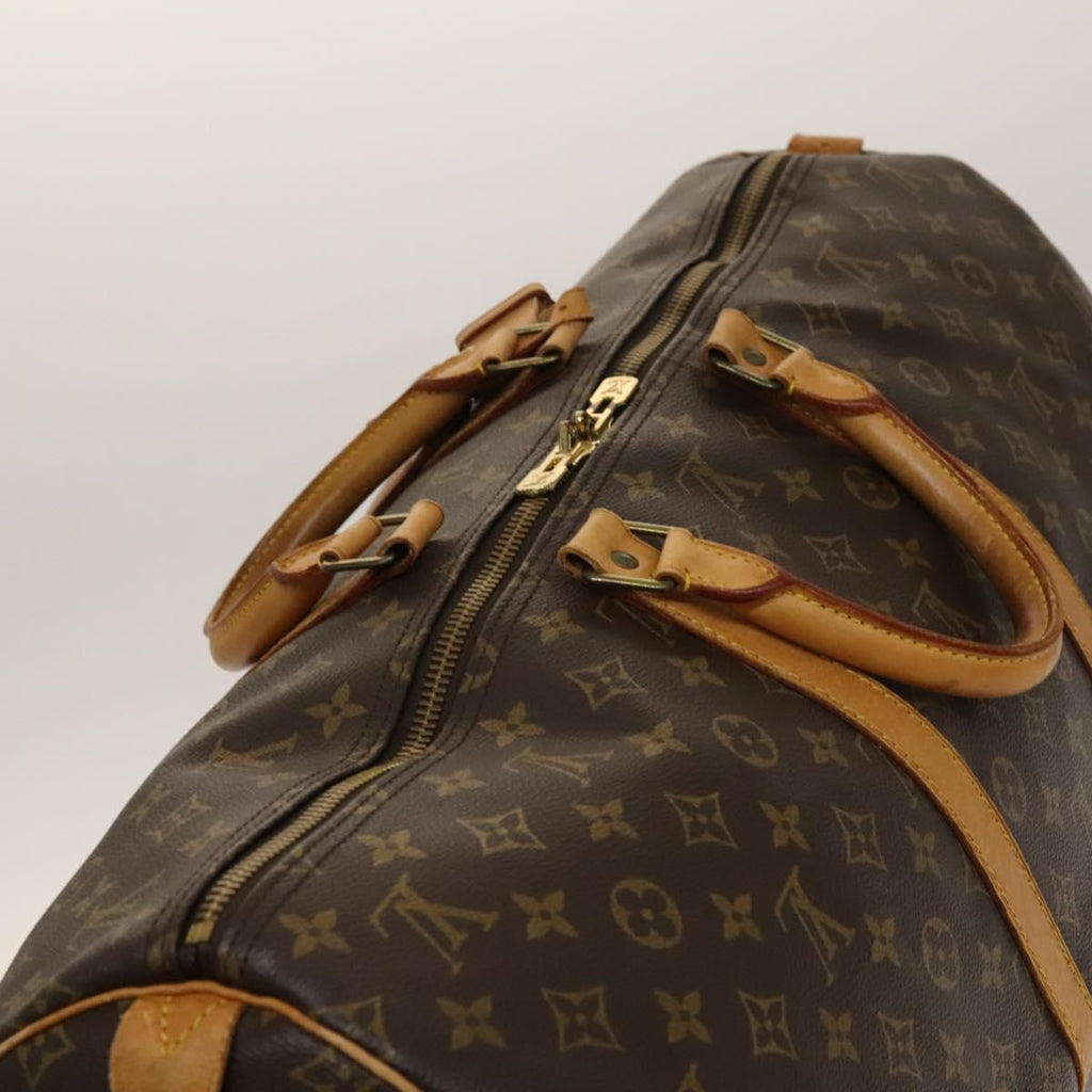 Louis Vuitton Keepall Bag Monogram Canvas Brown Canvas Travel Bag Bag (Pre-Owned)