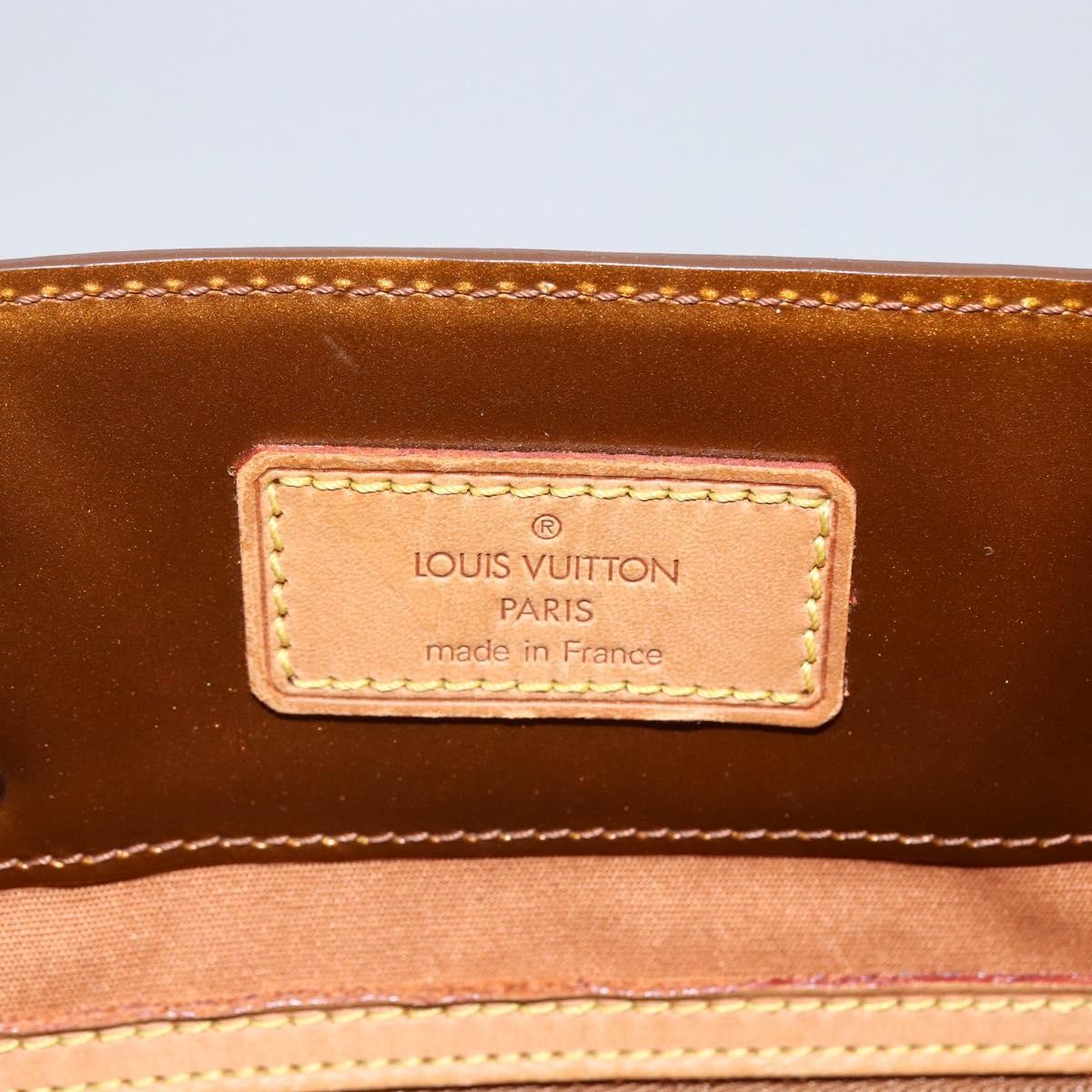 Louis Vuitton Reade Handbag Monogram Vernis Brown Patent_Leather Tote Bag Bag (Pre-Owned)