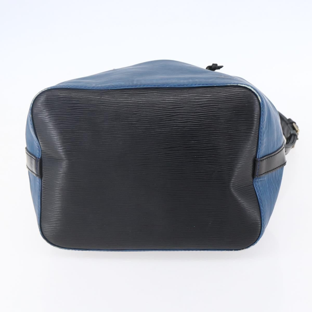 Louis Vuitton Petit Noe Handbag Epi Leather Blue Leather Shoulder Bag Bag (Pre-Owned)