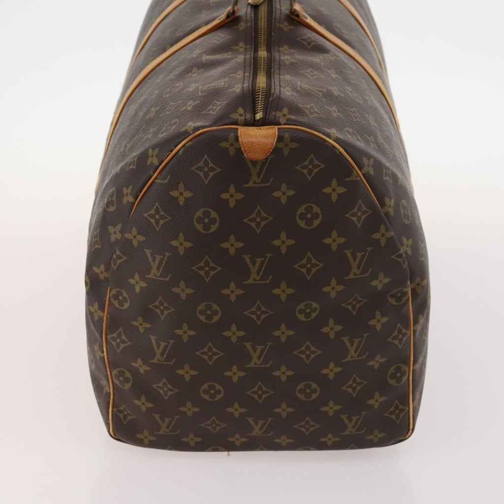 Louis Vuitton Keepall Bag Monogram Canvas Brown Canvas Travel Bag Bag (Pre-Owned)