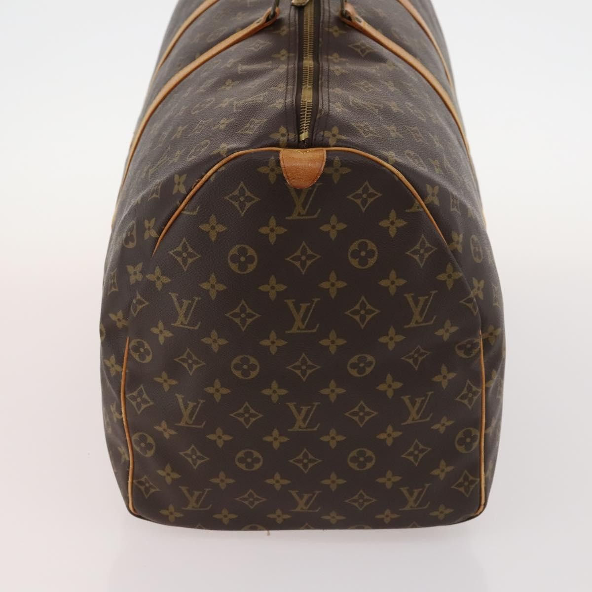 Louis Vuitton Keepall Bag Monogram Canvas Brown Canvas Travel Bag Bag (Pre-Owned)