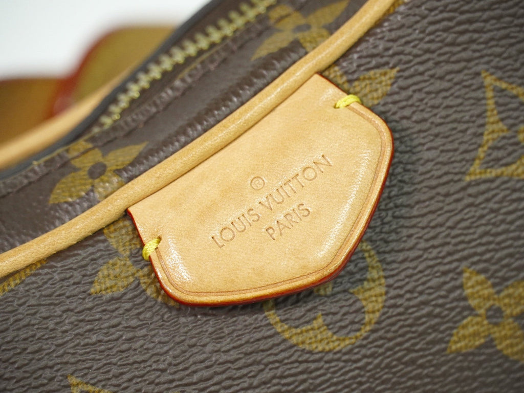 Louis Vuitton Croissant Handbag Monogram Canvas Brown Canvas Shoulder Bag Bag (Pre-Owned)