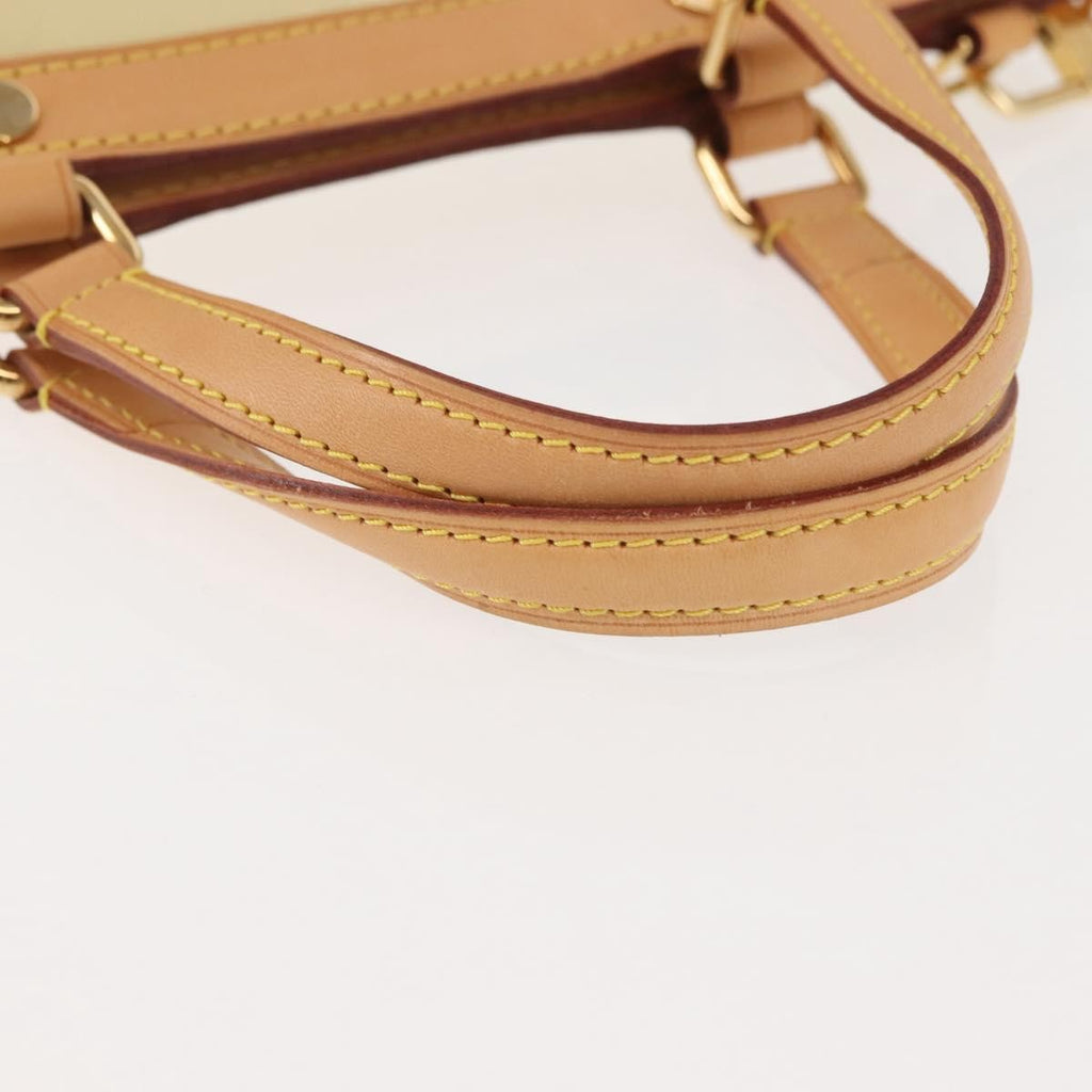 Louis Vuitton Brea Handbag Monogram Vernis Beige Patent_Leather Bag (Pre-Owned)