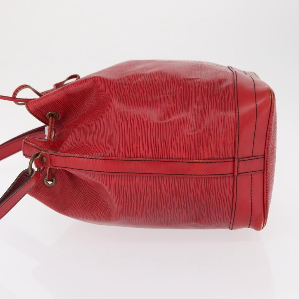 Louis Vuitton Noe Handbag Epi Leather Red Leather Shoulder Bag Bag (Pre-Owned)