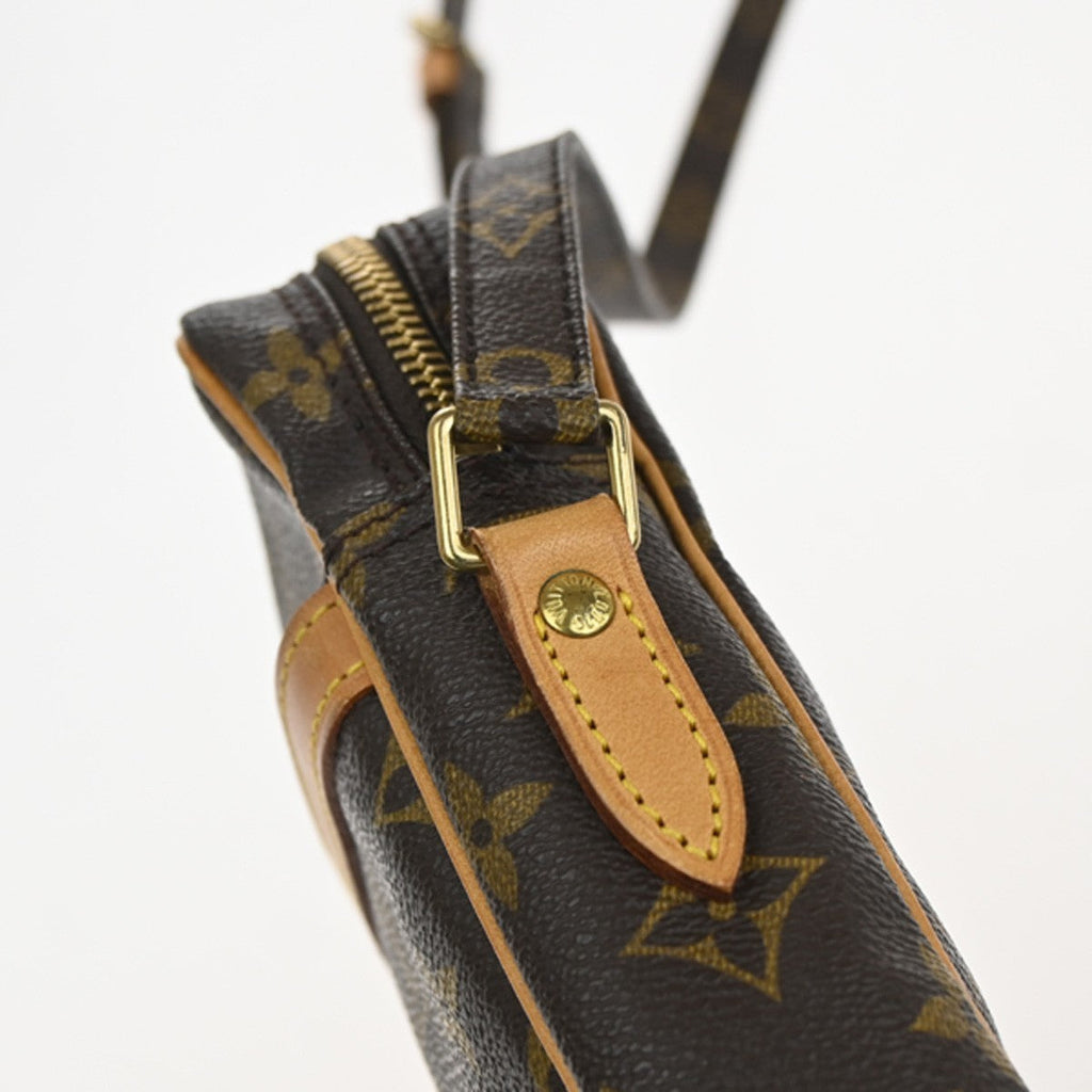 Louis Vuitton Danube Handbag Monogram Canvas Brown Canvas Shoulder Bag Bag (Pre-Owned)
