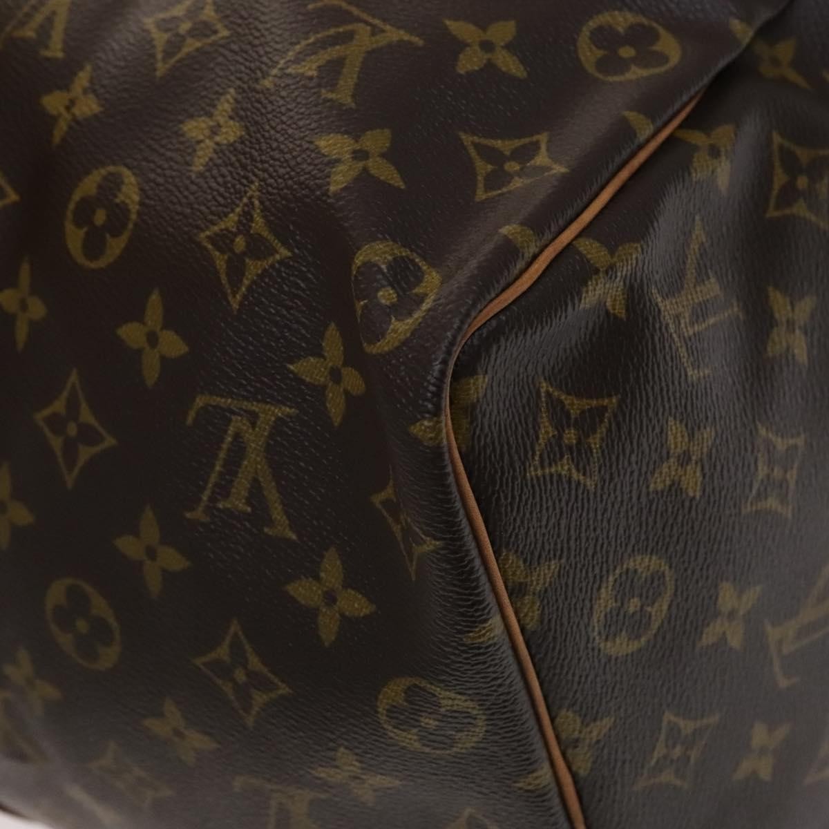 Louis Vuitton Keepall Bag Monogram Canvas Brown Canvas Travel Bag Bag (Pre-Owned)