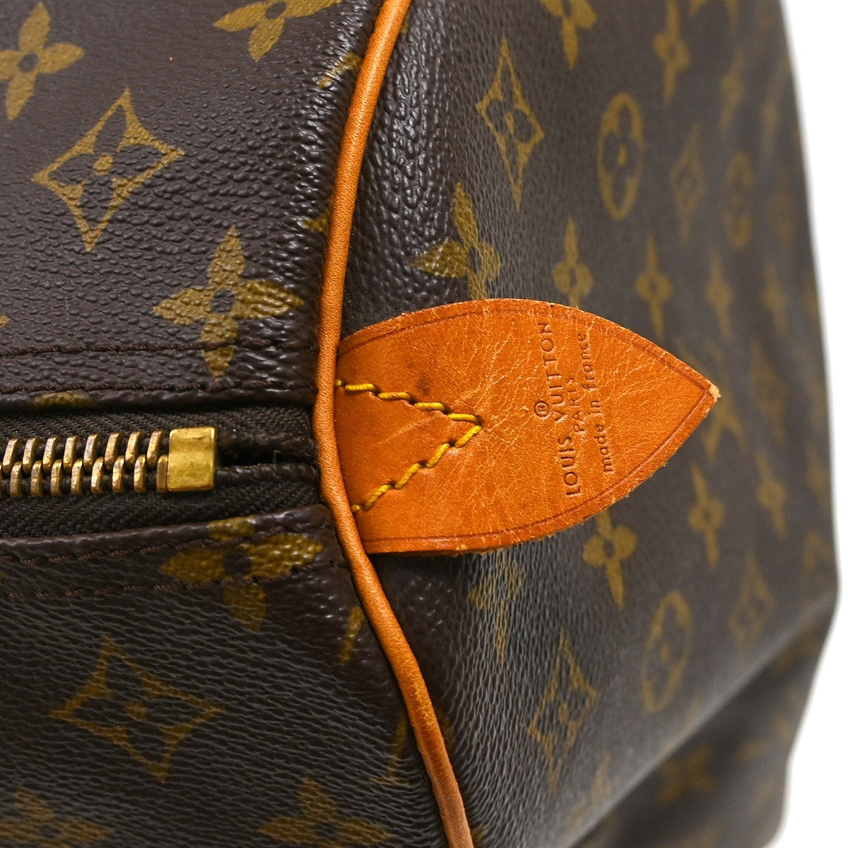 Louis Vuitton Keepall Bag Monogram Canvas Brown Canvas Travel Bag Bag (Pre-Owned)