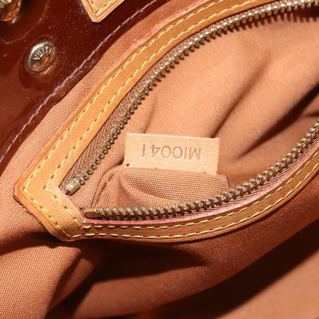 Louis Vuitton Reade Handbag Monogram Vernis Brown Patent_Leather Handbag (Pre-Owned)