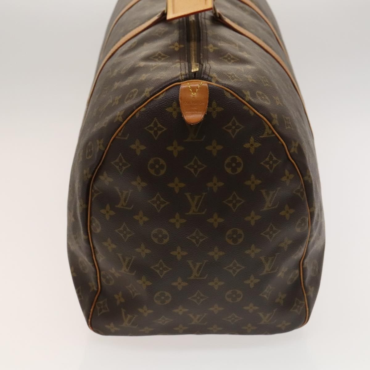 Louis Vuitton Keepall Bag Monogram Canvas Brown Canvas Travel Bag Bag (Pre-Owned)