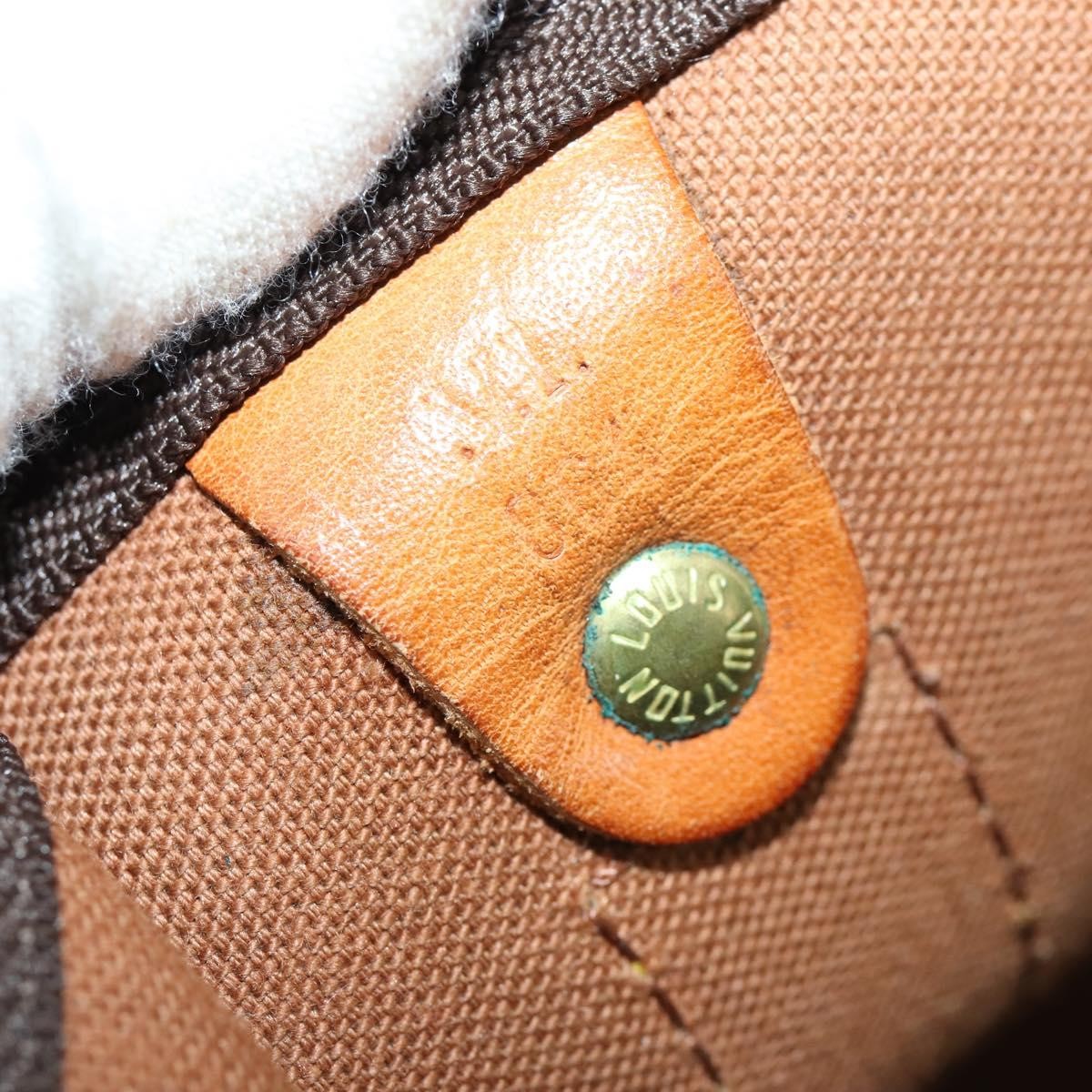 Louis Vuitton Keepall Bag Monogram Canvas Brown Canvas Travel Bag Bag (Pre-Owned)