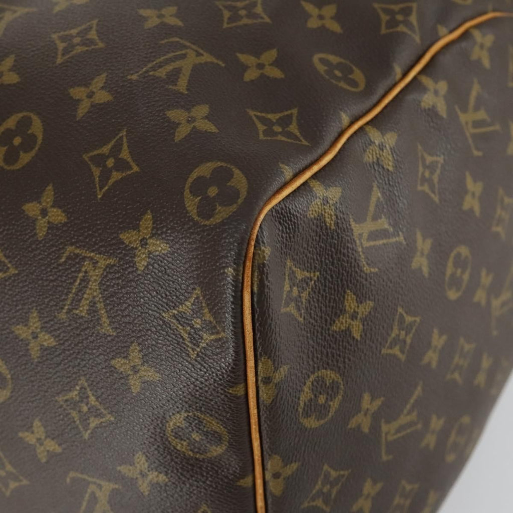 Louis Vuitton Keepall Bag Monogram Canvas Brown Canvas Travel Bag Bag (Pre-Owned)