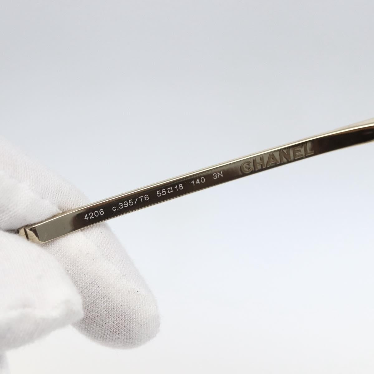 Chanel Logo Cc Sunglasses Metal Gold Metal Sunglasse Accessory (Pre-Owned)