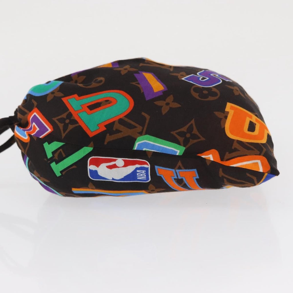 Louis Vuitton X Nba Pouch Monogram Canvas Brown Canvas Clutche & Pouche Bag (Pre-Owned)