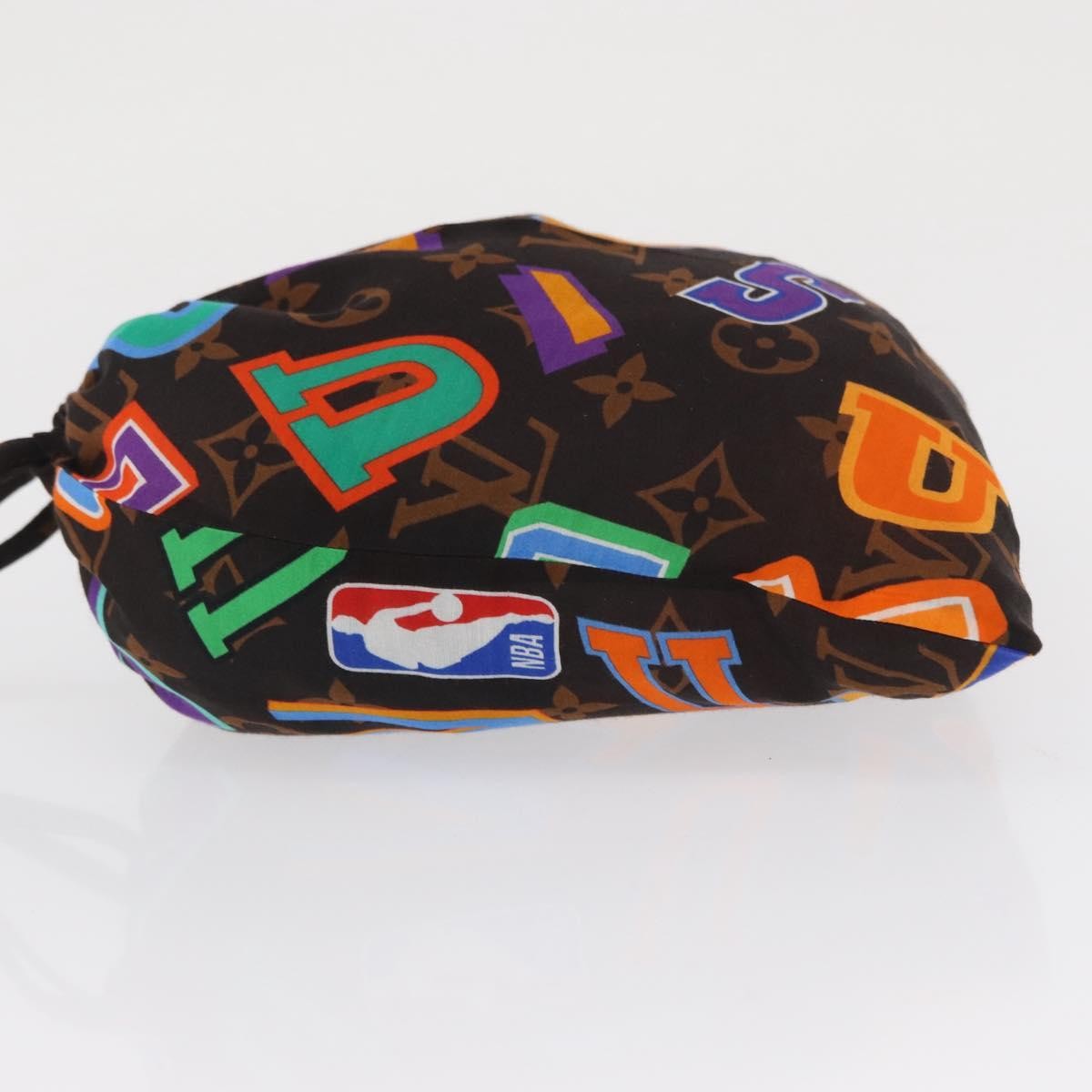Louis Vuitton X Nba Pouch Monogram Canvas Brown Canvas Clutche & Pouche Bag (Pre-Owned)