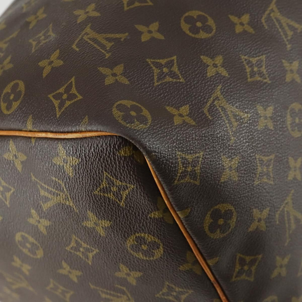 Louis Vuitton Keepall Bag Monogram Canvas Brown Canvas Travel Bag Bag (Pre-Owned)