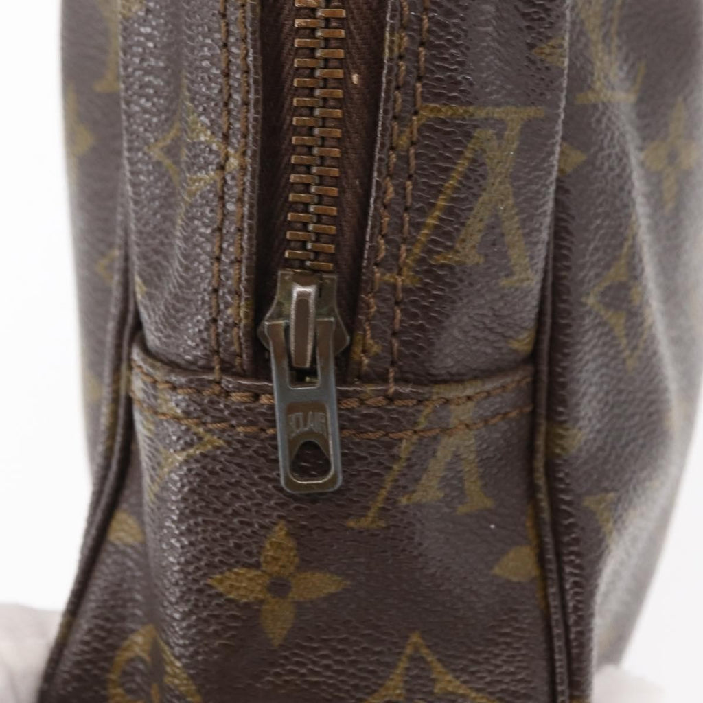 Louis Vuitton Trousse Toiletry Pouch Monogram Canvas Brown Canvas Toiletry Case Accessory (Pre-Owned)