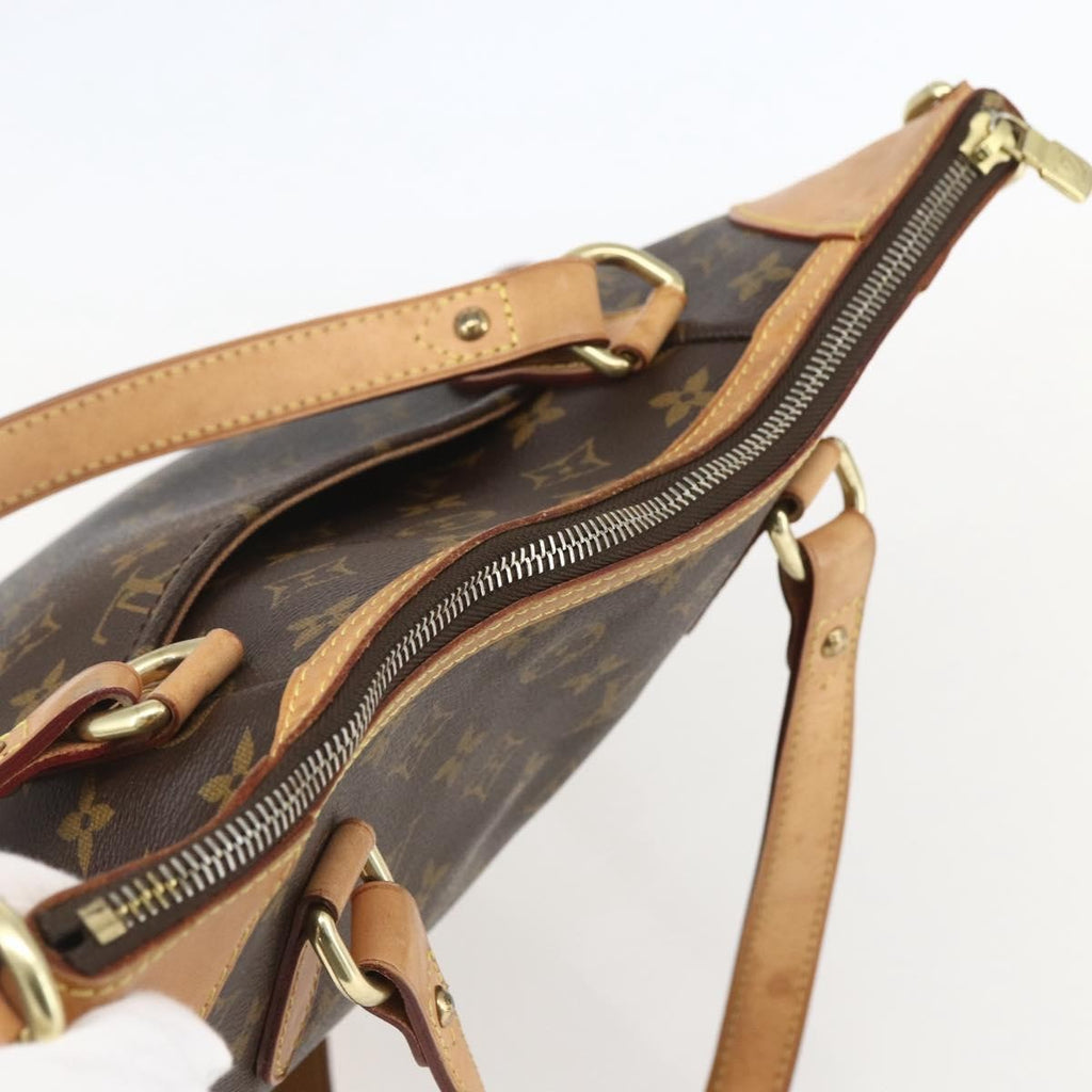 Louis Vuitton Odeon Handbag Monogram Canvas Brown Canvas Shoulder Bag Bag (Pre-Owned)