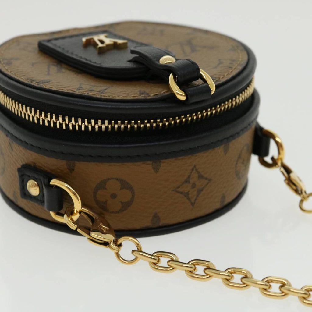 Louis Vuitton Boite Chapeau Souple Bag Reverse Monogram Giant Brown Canvas Bag (Pre-Owned)