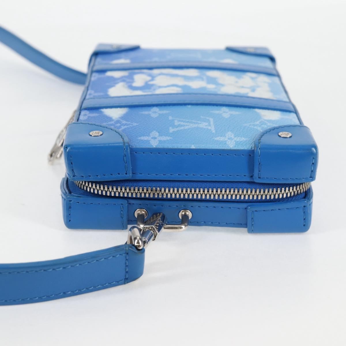 Louis Vuitton Soft Trunk Wallet Limited Edition Monogram Clouds Blue Canvas Clutche & Pouche Bag (Pre-Owned)