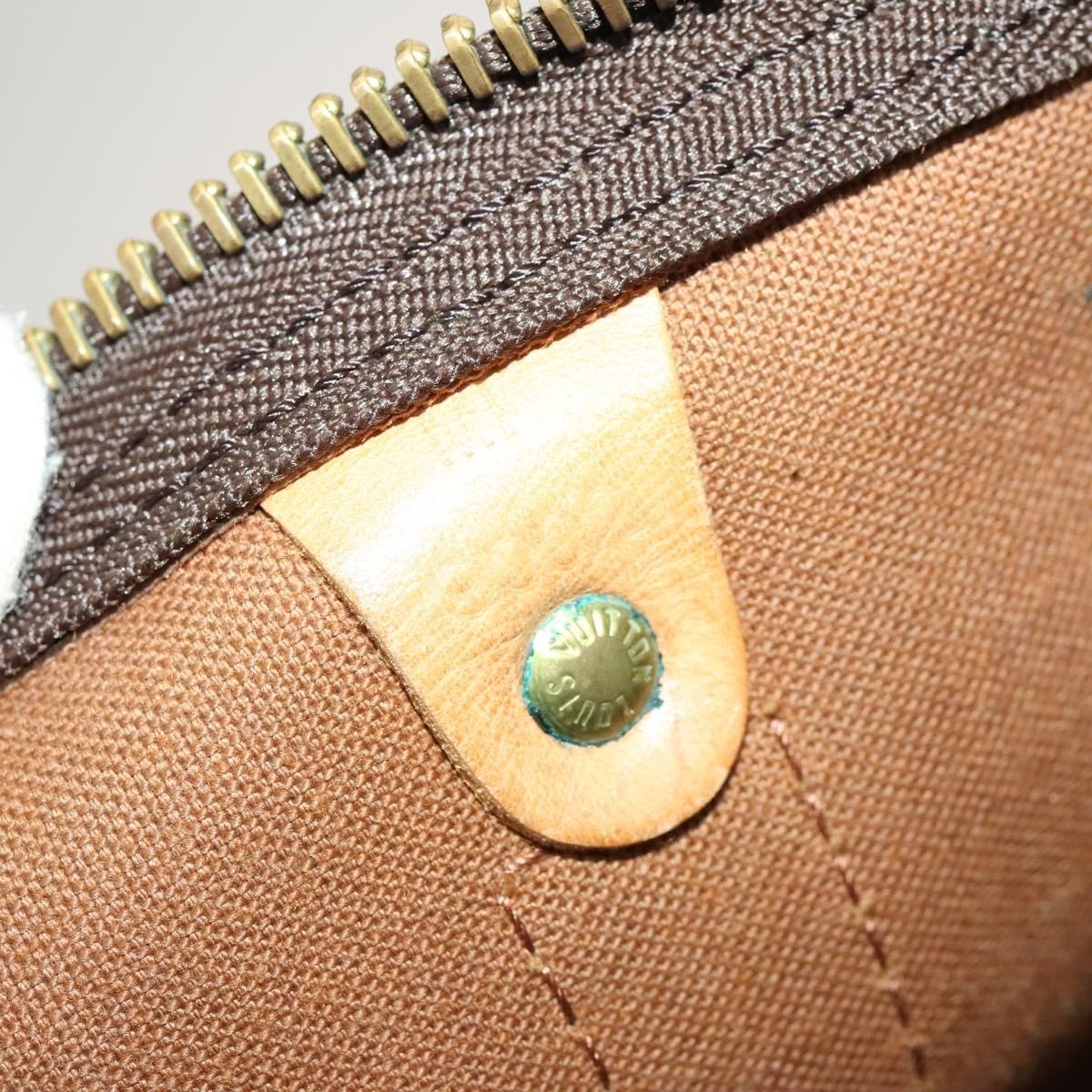 Louis Vuitton Keepall Bag Monogram Canvas Brown Canvas Travel Bag Bag (Pre-Owned)