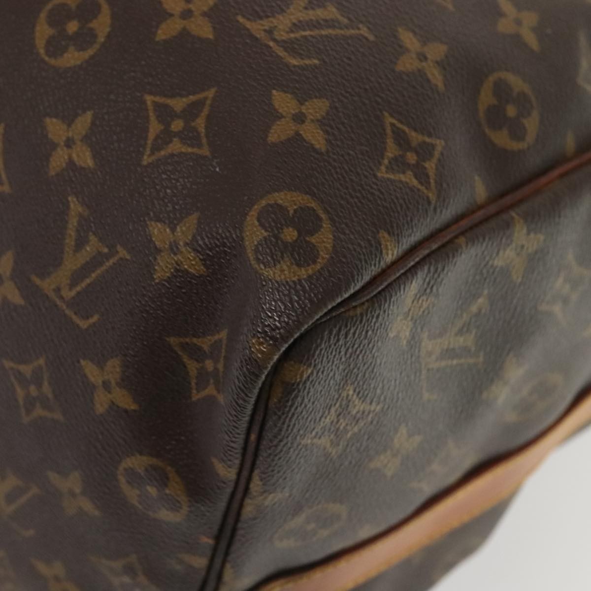 Louis Vuitton Keepall Bag Monogram Canvas Brown Canvas Travel Bag Bag (Pre-Owned)