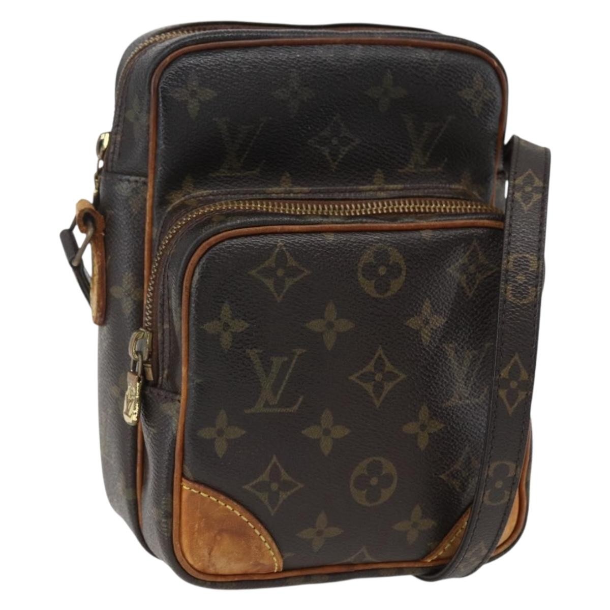 Louis Vuitton Amazone Bag Monogram Canvas Brown Canvas Shoulder Bag Bag (Pre-Owned)