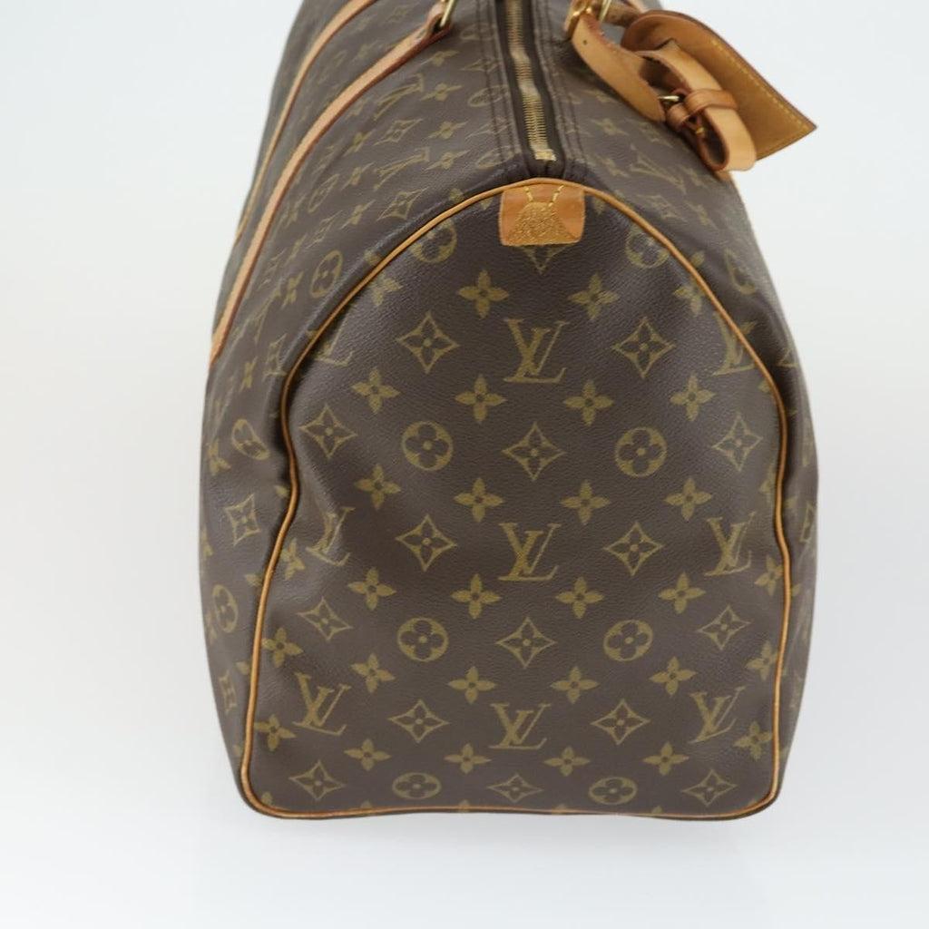 Louis Vuitton Keepall Bag Monogram Canvas Brown Canvas Travel Bag Bag (Pre-Owned)