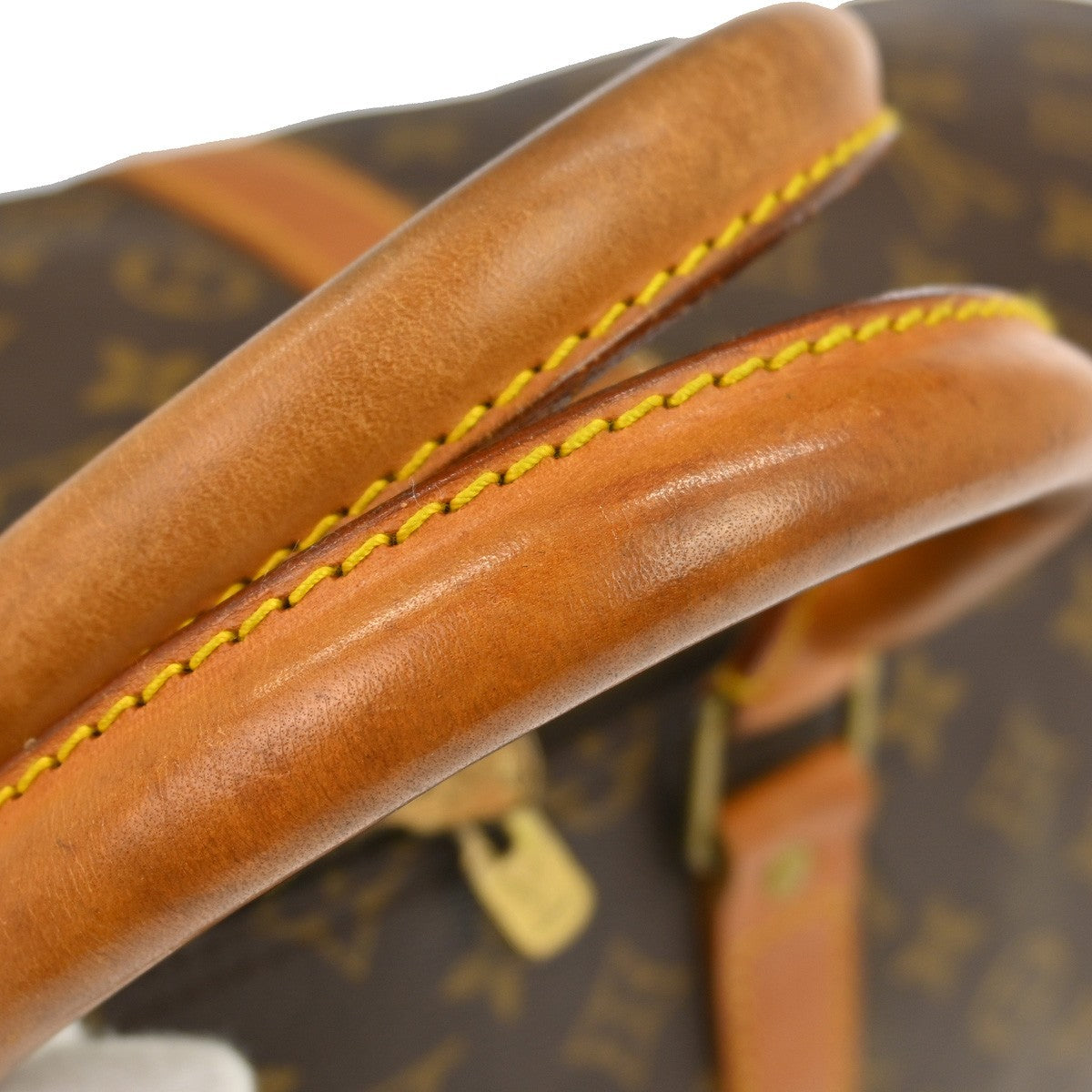 Louis Vuitton Keepall Bag Monogram Canvas Brown Canvas Travel Bag Bag (Pre-Owned)
